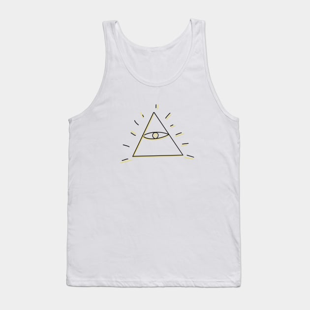 Illuminati Tank Top by meghaillustration